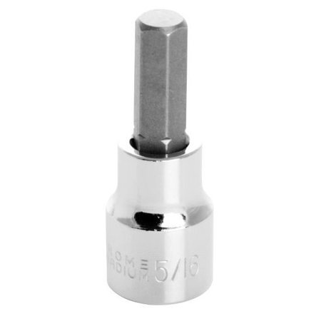 PERFORMANCE TOOL 3/8 In Dr. Hex Bit Socket 5/16 In, W38880 W38880